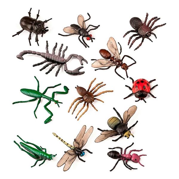 Набор фигурок насекомых Miniland Insects, 12 шт. (27480) 27480 фото