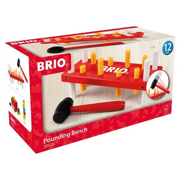 Игрушка-забивалка BRIO красная (30525) 30525 фото