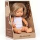 Кукла-пупс Miniland анатомическая, 38см, девочка блондинка с зелеными глазами (31260) 31260 фото 2
