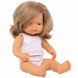 Кукла-пупс Miniland анатомическая, 38см, девочка блондинка с зелеными глазами (31260) 31260 фото 1