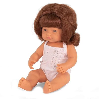 Кукла-пупс Miniland анатомическая, девочка рыжая, 38см (31150) 31150 фото
