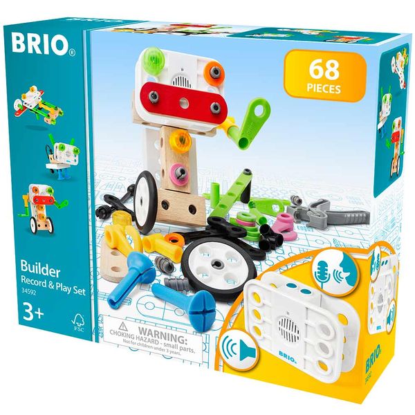 Конструктор BRIO Builder со звукозаписью 68 эл. (34592) 34592 фото