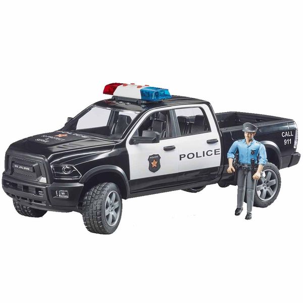 Іграшка Bruder поліцейський пікап Wrangler з поліцейським (02505) 02505 фото