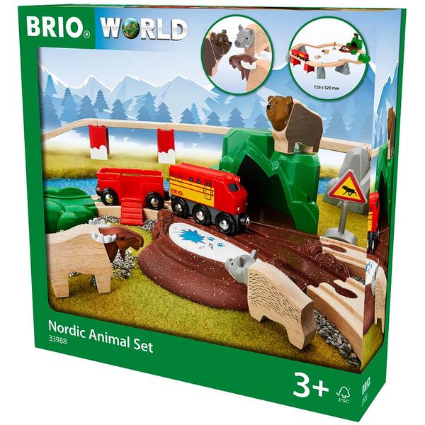 Дитяча залізниця BRIO Лісові тварини (33988) 33988 фото