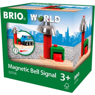 Сигнальний дзвіночок для залізниці BRIO на магнітах (33754) 33754 фото
