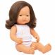 Лялька-пупс Miniland анатомічна, 38см, дівчинка-шатенка (31180) 31180 фото 1