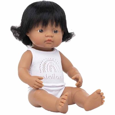 Кукла-пупс Miniland анатомическая, 38см, девочка-испанка (31158) 31158 фото