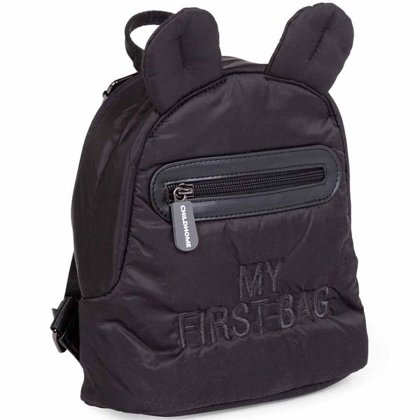 Дитячий рюкзак Childhome My first bag - puffered black (CWKIDBPBL) CWKIDBPBL фото
