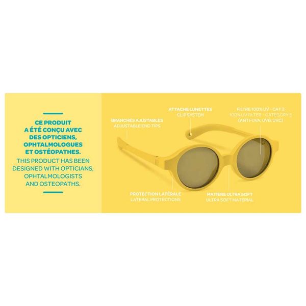 Сонцезахисні дитячі окуляри Beaba 9-24 міс - блакитні (930306) 930306 фото
