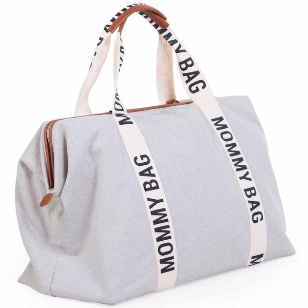 Сумка Childhome Mommy bag Signature - canvas off white (CWMBBSCOW) CWMBBSCOW фото