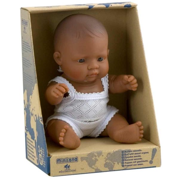 Лялька-пупс Miniland анатомічна, 21см, хлопчик-іспанець (31127) 31127 фото