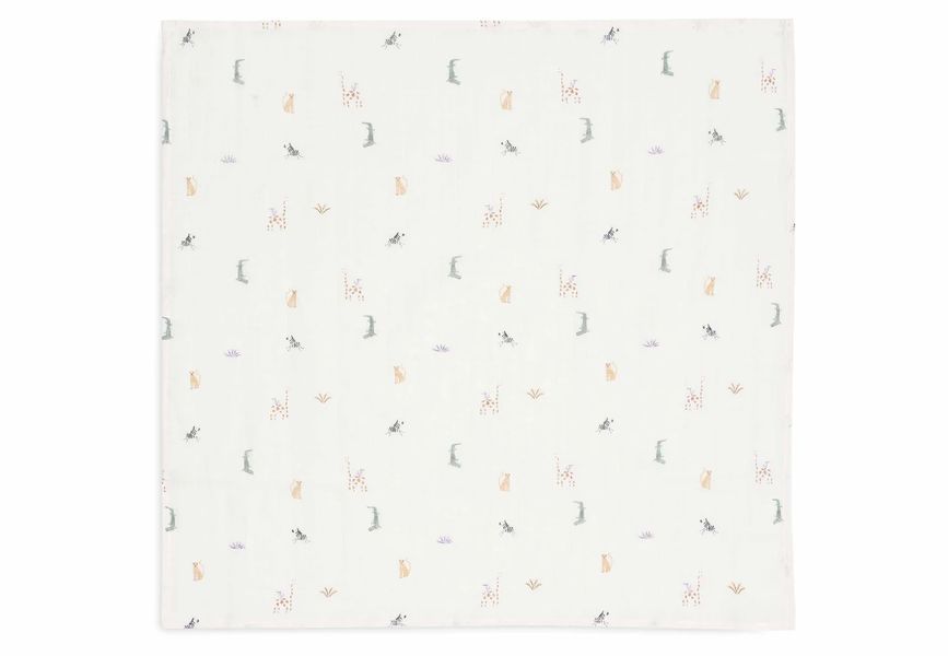 Муслиновые пеленки Jollein Jungle Jambo 70&times;70 см, 3 шт. (535-851-67090) 535-851-67090 фото