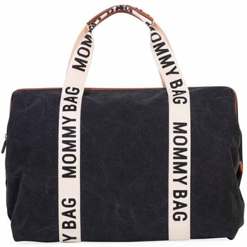 Сумка Childhome Mommy bag Signature - canvas black (CWMBBSCBL) CWMBBSCBL фото