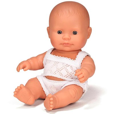 Лялька-пупс Miniland анатомічна, 21см, хлопчик-європеєць (31121) 31121 фото
