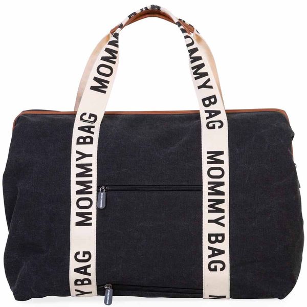 Сумка Childhome Mommy bag Signature - canvas black (CWMBBSCBL) CWMBBSCBL фото