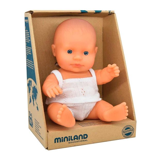 Кукла-пупс Miniland анатомическая, 21см, мальчик-европеец (31121) 31121 фото