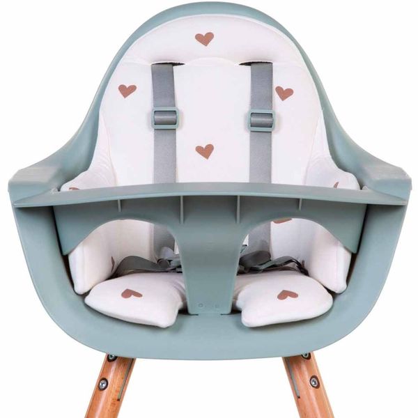 Подушка к стулу для кормления Childhome Evolu - hearts (CHEVOSCJOH) CHEVOSCJOH фото