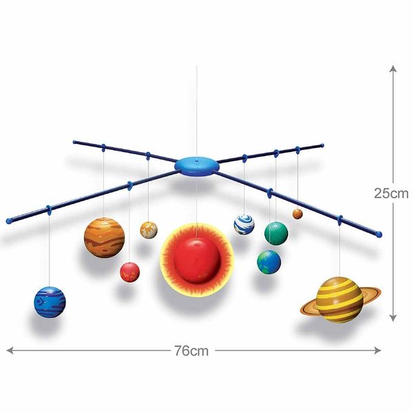 Підвісна 3D-модель Сонячної системи своїми руками 4M (00-05520) 00-05520 фото