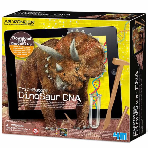 Набір для розкопок 4M ДНК динозавра Тріцератопс (00-07003) 00-07003 фото