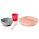 Набір силіконового посуду Beaba 4 предмети - рожевий (913429) 913429 фото 2