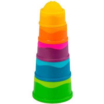 Пирамидка тактильная Чашки Fat Brain Toys dimpl stack (F293ML) F293ML фото