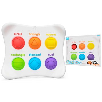 Игрушка сенсорная Цвет Форма Название Fat Brain Toys Dimpl Duo Брайль (F208EN) F208EN фото