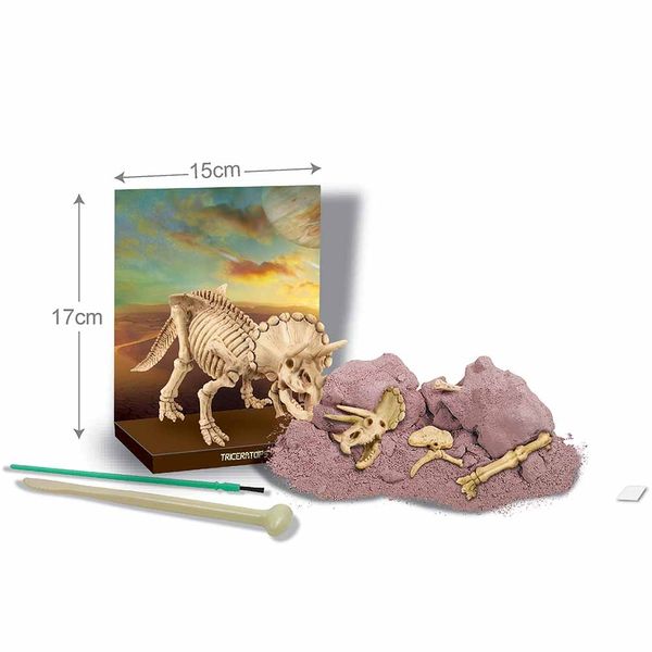 Набір для розкопок 4M Скелет трицератопсу (00-03228) 00-03228 фото