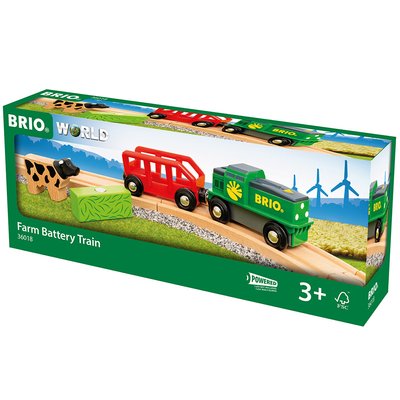 Поезд BRIO Ферма на батарейках (36018) 36018 фото