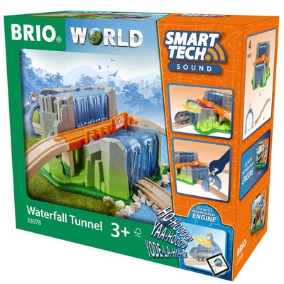 Тунель з водоспадом для залізниці BRIO Smart Tech (33978) 33978 фото