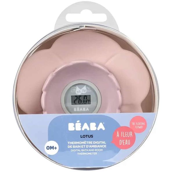 Термометр для ванной Beaba Лотос, розовый (920377) 920377 фото