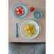Набір дитячого посуду зі скла Beaba 3 предмети - блакитний (913486) 913486 фото 2