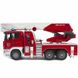 Игрушка пожарная машина Bruder SCANIA с лестницей (водяная помпа, свет+звук) (03590) 03590 фото 2