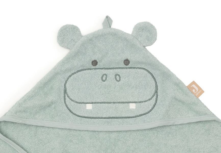 Махровая купальная накидка Jollein 75&times;75 см, Hippo Happy (534-514-68235) 534-514-68235 фото