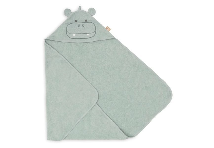 Махровая купальная накидка Jollein 75&times;75 см, Hippo Happy (534-514-68235) 534-514-68235 фото
